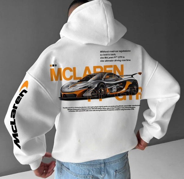 Racing casual hoodie