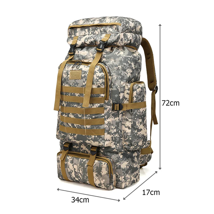 🔥🔥🔥80L TACTICAL BACKPACK