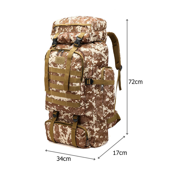 🔥🔥🔥80L TACTICAL BACKPACK