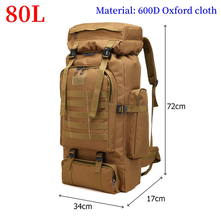 🔥🔥🔥80L TACTICAL BACKPACK