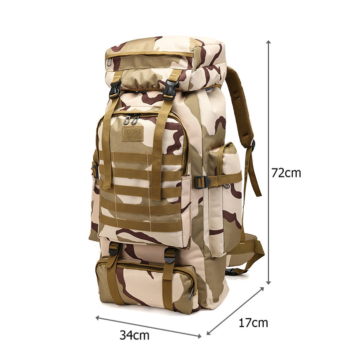 🔥🔥🔥80L TACTICAL BACKPACK