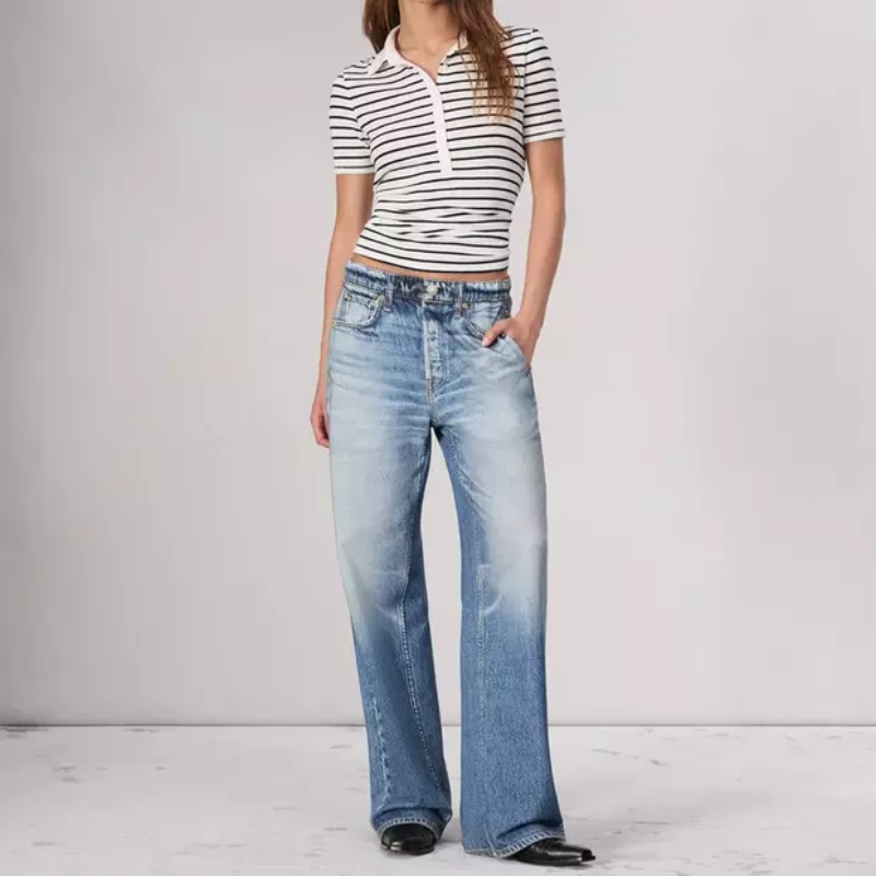 Vintage Mid Rise Women's Jeans