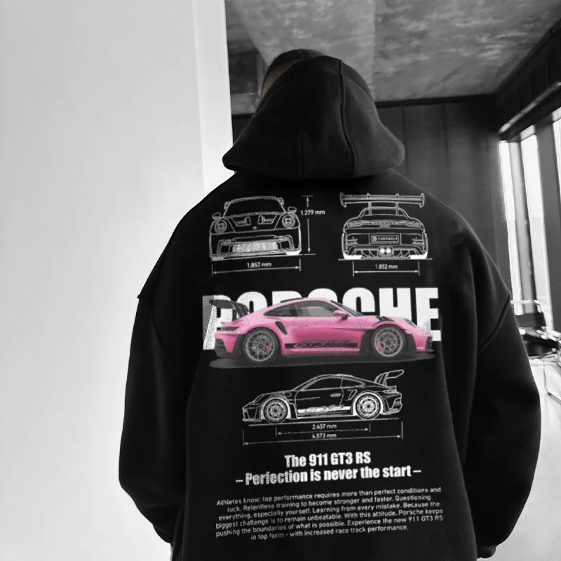 Racing casual hoodie