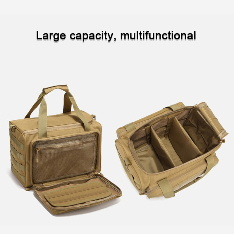 Outdoor pistol bag waterproof handbag sports shoulder multifunctional camouflage storage bag