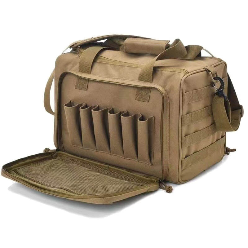 Outdoor pistol bag waterproof handbag sports shoulder multifunctional camouflage storage bag