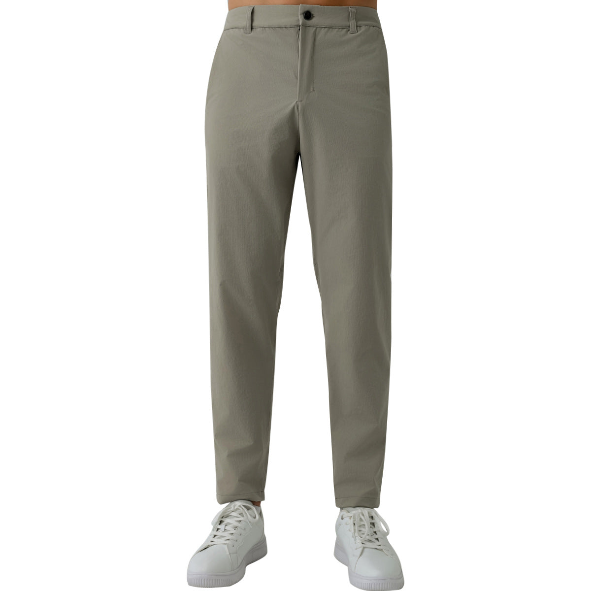 Men's Long Pants Casual High Stretch Quick Dry Fitness Sweatpants Commuter Two Wear Suit Pants