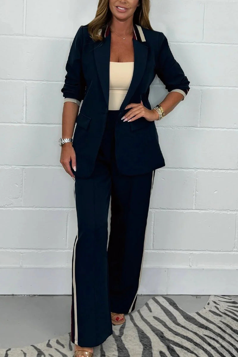 Women's Side Stripe Trouser & Blazer Suit