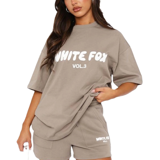 Unisex Casual Tee Set（With Lounge Shorts）