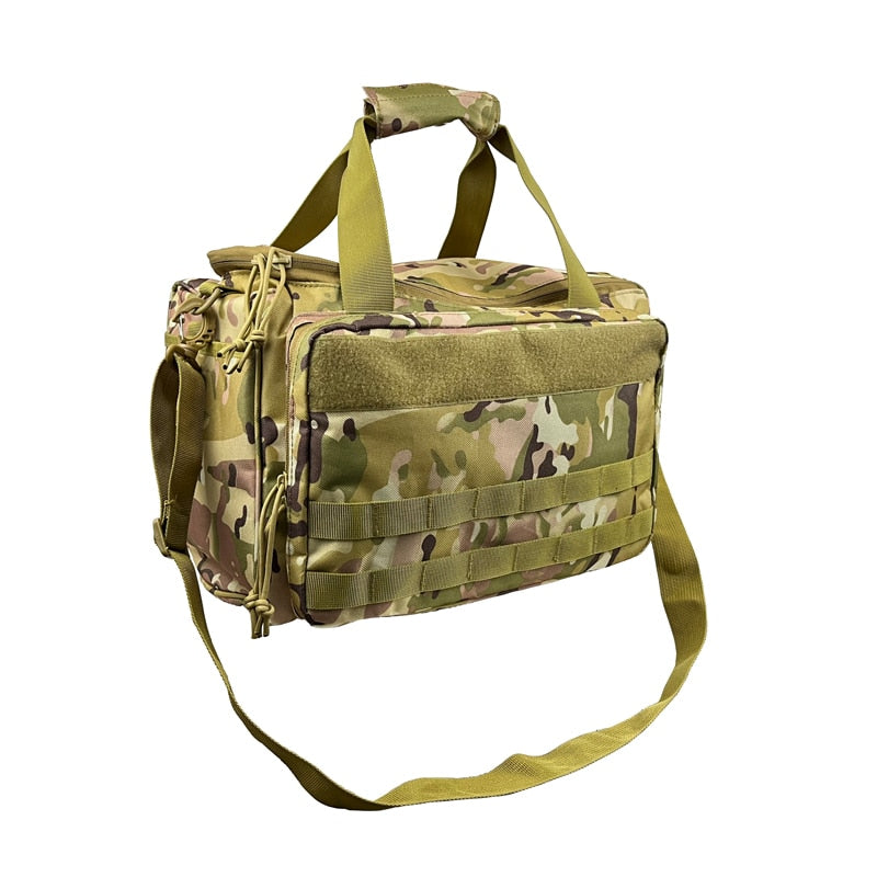 Outdoor pistol bag waterproof handbag sports shoulder multifunctional camouflage storage bag